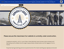 Tablet Screenshot of admiraltymuseum.ca